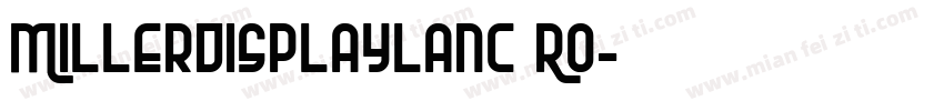 MillerDisplayLanc Ro字体转换